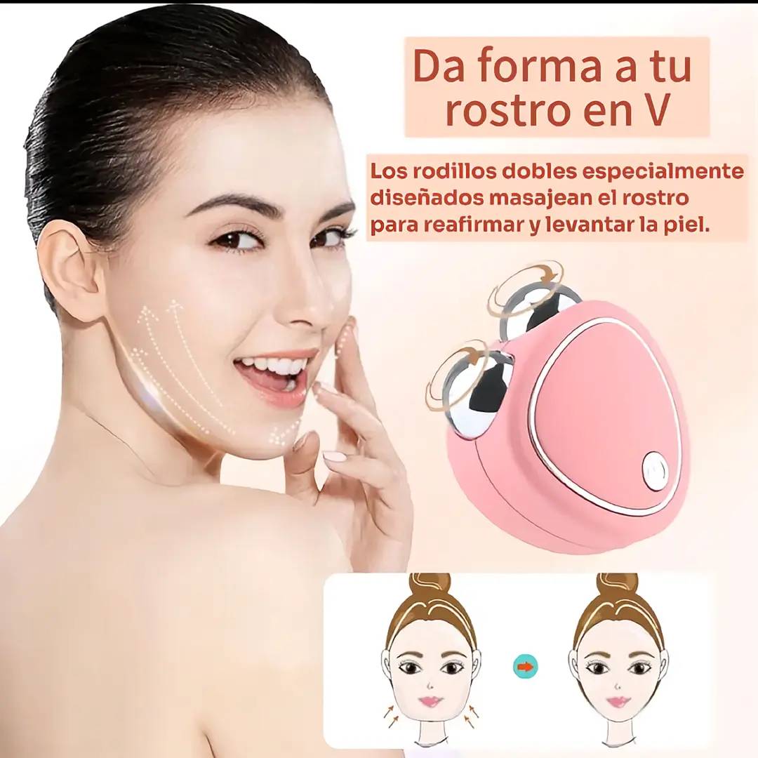 Ya no más ocultar tu piel: es momento de lucirla firme y luminosa con Masajeador facial con microcorriente