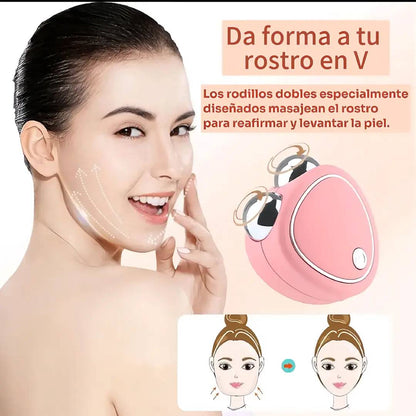 Ya no más ocultar tu piel: es momento de lucirla firme y luminosa con Masajeador facial con microcorriente