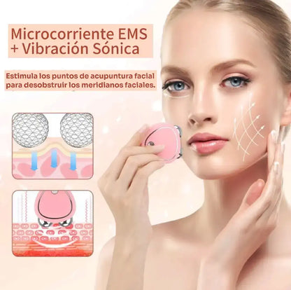 Ya no más ocultar tu piel: es momento de lucirla firme y luminosa con Masajeador facial con microcorriente