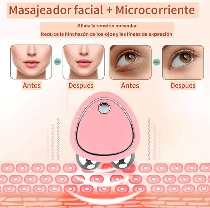 Ya no más ocultar tu piel: es momento de lucirla firme y luminosa con Masajeador facial con microcorriente